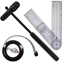 Kit martelo buck estágio estudante goniometro grande fisioterapia estagio avaliacao fisica goniômetro Kit martelo buck estágio estudante goniometro grande fisioterapia estagio avaliacao fisica goniômetro
