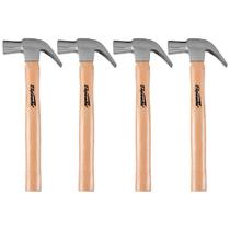 Kit Martelo Carpinteiro 27mm Cabo Madeira 1042055 4 Un - SPARTA