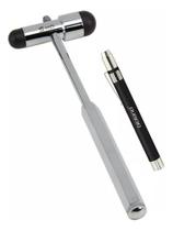 Kit Martelo De Reflexo Buck + Lanterna Clínica Led Kit Martelo De Reflexo Buck + Lanterna Clínica Led