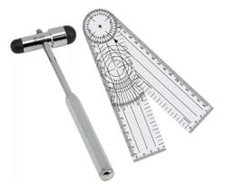 Kit Martelo De Reflexo Buck Md + Goniômetro Grande Trident