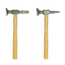 Kit Martelo Profissional Pena Reta E Atravessada Funilaria