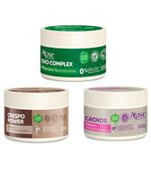 Kit másc. cachos, crespo e bio complex 300g