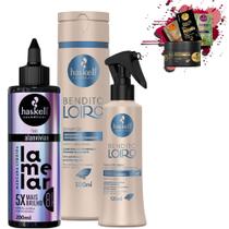 Kit Másc Líquida Lamelar 200ml Bendito Loiro Sh 300ml Fluido Kit Másc Líquida Lamelar 200ml Bendito Loiro Sh 300ml Fluido