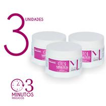 KIT Máscara 3 Minutos Magicos 300g 3 Unds