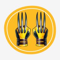 Kit Máscara 3d E.v.a Do Wolverine E Duas Garras Envio Já !