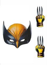 Kit Máscara 3d E.v.a Do Wolverine E Duas Garras Envio Já !