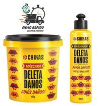 Kit Máscara 450g + Finalizador 300ml Deleta Danos Chikas Kit Máscara 450g + Finalizador 300ml Deleta Danos Chikas