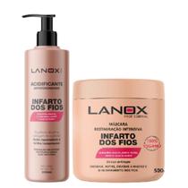 Kit Máscara 500g+Acidificante 300ml Infarto dos Fios Trihair Kit Máscara 500g+Acidificante 300ml Infarto dos Fios Trihair