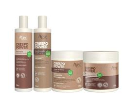 Kit Máscara 500g, Shampoo, Condicionador e Creme Crespo Apse - Apse Cosmetics