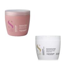 Kit Máscara Alfaparf Semi Di Lino Moisture e Diamond 500g Kit Máscara Alfaparf Semi Di Lino Moisture e Diamond 500g