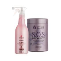 Kit Máscara Antioxidante S.O.S 1Kg Com Queratina Dyusar Kit Máscara Antioxidante S.O.S 1Kg Com Queratina Dyusar