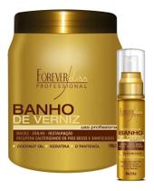 Kit Máscara Banho De Verniz 1Kg + Óleo De Coco 60Ml