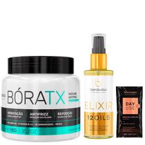 Kit Máscara Bóratx 1Kg e Óleo Capilar 12oils Bórabella
