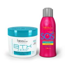 Kit Máscara BTX Volume Zero 250g Reconstrutor SOS Forever Kit Máscara BTX Volume Zero 250g Reconstrutor SOS Forever