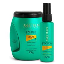 Kit Mascara Cachos e Oleo Aneethun Cachos System Hidratação Kit Mascara Cachos e Oleo Aneethun Cachos System Hidratação
