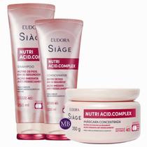Kit Máscara Capilar Cronograma Nutrição Nutri Acid.Complex Siàge Eudora Kit Máscara Capilar Cronograma Nutrição Nutri Acid.Complex Siàge Eudora