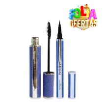 Kit Máscara Cilios +Caneta Delineadora Pérola Negra Mia Make
