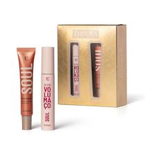 Kit Máscara Cílios Volumaço e Blush Líquido 15ml Eudora Soul