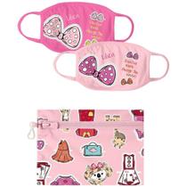 Kit Mascara Com 2 Unidades E Necessaire Lilica ripilica Rosa
