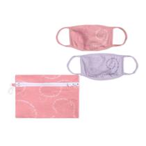 Kit mascara com necessaire rosa