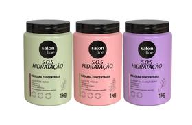 Kit Máscara Concentrada Salon Line S.O.S Hidratação 1 Kg