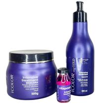 Kit Máscara, Creme de Pentear e Ampola para Cabelos Coloridos com Proteção Prolongada da Cor 812ml