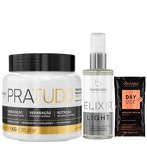 Kit Máscara Cronograma PraTudo 1Kg e Elixir Light Bórabella
