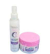 Kit Máscara de Nutrição + Protetor Térmico Magia de Unicórnio - Forever Liss