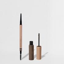 Kit Máscara de Sobrancelha Castanho Escuro + Lápis de Sobrancelhas Retrátil Escuro Nádia Tambasco By Océane (2 Produtos)