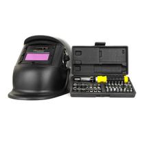 Kit Mascara De Solda Control Automatica Ton 9 A 13 Jogo De Soquetes 1/4 Pol C/ 41 Pçs Titanium Platina