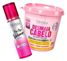 Kit Mascara Desmaia Cabelo e Bye Bye Forever Liss