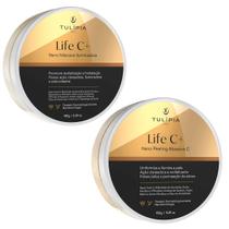 Kit Máscara E Esfoliante Clareador Vitamina C Life C Tulipia