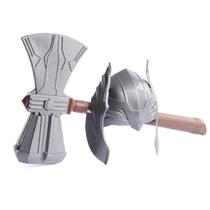 KIT Máscara e Machado 68cm Trovão - Tudo em Caixa