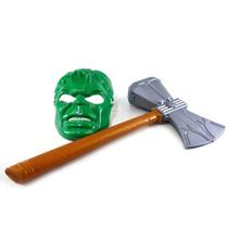 Kit Mascara E Machado Gladiador Hulk Infantil