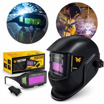 Kit Mascara E Óculos Solda Automático Para Soldador Fasterr Tools Kit Mascara E Óculos Solda Automático Para Soldador Fasterr Tools