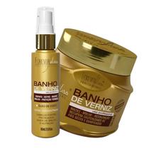 Kit Mascara e Oleo Forever Liss Linha Banho de Verniz