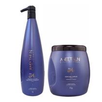 Kit Mascara e Shampoo Aneethun 1 KG e 1 Litro Linha A Kit Mascara e Shampoo Aneethun 1 KG e 1 Litro Linha A