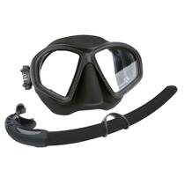 Kit Máscara E Snorkel Mergulho Pesca Sub Apneia Camo Seasub