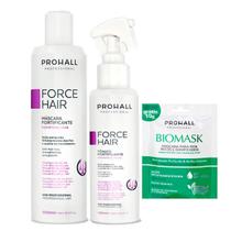 Kit Máscara e Tônico Crescimento Force Hair ProHall Kit Máscara e Tônico Crescimento Force Hair ProHall