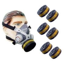 Kit Máscara facial com filtros pintura e gases Mastt
