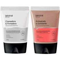 Kit Mascara Facial De Argila Branca + Vermelha Clareadora Antissinais Dermo Skin Labotrat 130g Kit Mascara Facial De Argila Branca + Vermelha Clareadora Antissinais Dermo Skin Labotrat 130g