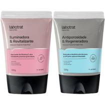 Kit Mascara Facial De Argila Preta + Rosa Iluminadora Antiacne Dermo Skin Labotrat 130g Kit Mascara Facial De Argila Preta + Rosa Iluminadora Antiacne Dermo Skin Labotrat 130g