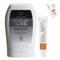 Kit Máscara Facial Vulcan Black Peel Off + Renovil Sérum Potencializador Juventude + Protetor Solar Labial Kit Máscara Facial Vulcan Black Peel Off + Renovil Sérum Potencializador Juventude + Protetor Solar Labial