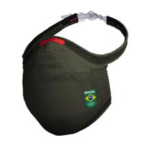 Kit Máscara Fiber Knit COB + Filtro De Proteção + Suporte