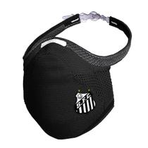 Kit Máscara Fiber Knit Santos + Filtro De Proteção + Suporte