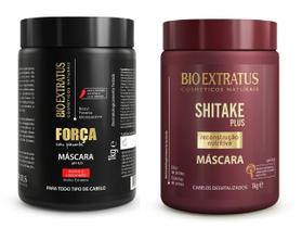 Kit Máscara Força Com Pimenta+ Shitake Plus 1kg Bio Extratus