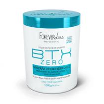 Kit Máscara Forever Liss Btx Zero 1kg E Escova Beauty Secret