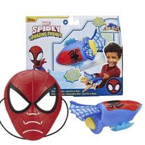 Kit Máscara Fx Homem Aranha Marvel + Lançador Shot - Hasbro Kit Máscara Fx Homem Aranha Marvel + Lançador Shot - Hasbro