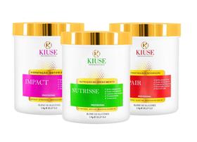 Kit Máscara Impact + Nutrisse + Repair Kiuse - 3x1kg