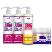 Kit Máscara Juba, Condicionador, 2x Encrespando Widi Care